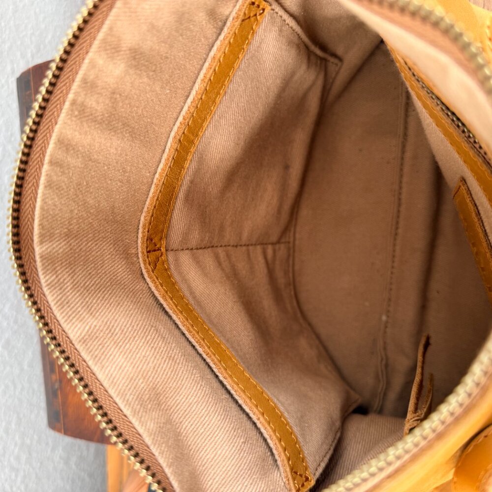 ABLE Rachel Crossbody - Tan / Cognac Leather - Picture 4 of 8